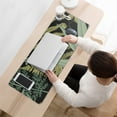 thumbnail image 2 of Delightful Garden Flowers Mouse Mat - Soft, Cute Design, Non-Slip Rubber Base, Easy Glide, Splash Resistant, Personalized & Portable, Ideal for All Computer Types, 31.5x11.8 Inch, 2 of 7