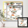 thumbnail image 4 of Designart 'Orange and Green Wildflowers I' Modern Framed Art Print, 4 of 4