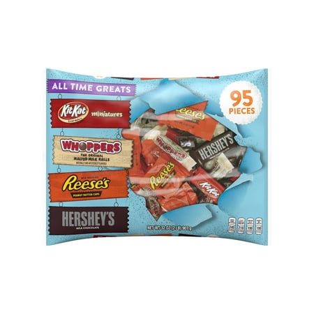 Hershey's Halloween All Time Greats Snack Size Hershey Assortment, 95 count