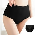 thumbnail image 3 of Viadha Women's Cotton Underwear Menstrual Anti-Leakage Menstrual Pants Cotton High Waist Waist Women's Physiological Pants 2PC, 3 of 6
