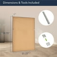 thumbnail image 4 of Head West Bronze & Copper Oil-Rubbed Framed Rectangle Wall Mirror with 4 D-Ring Hangers - 28" x 40", 4 of 9