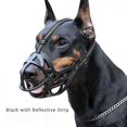 thumbnail image 1 of Bozal para perros grandes, protector bucal para evitar mordeduras, gritos y comer, máscaras para perros pequeños y grandes, barra antiladridos para mascotas, 1 of 4