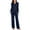 Navy Blue, variant on Eternatastic Womens Pajamas Set Long Sleeve Sleepwear Button Down Nightwear Soft Modal Pj Lounge Sets
