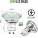 thumbnail image 5 of Bombillas LED GU10 regulables, certificación Energy Star, luz blanca fría de 5000 K, reemplazo de bombillas halógenas de 50 W de 4 W no regulables, bombillas LED de 325 lm para oficina en casa,, 5 of 5
