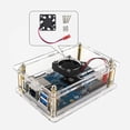 thumbnail image 3 of NATEFEMIN Clear Acrylic Case for Orange Pi 5 Development Board Cooling Fan Vented Design Easy Install, 3 of 9