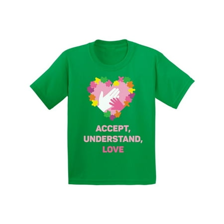 Awkward Styles Youth Autism Awareness T shirt Accept Understand Love Autism Shirt Autism Awareness T Shirt Autistic Pride Autism Puzzle Shirts for Kids Boys Autism Shirt Autism Gifts for
