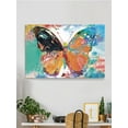 thumbnail image 2 of Image Conscious Sprayed Monarch Wrapped Canvas -Porter Hastings Designs, Wall Art 20 x 30 in, 2 of 3