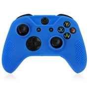 XBox One / XBox One S / XBox Controller Case (Blue) - Soft Silicone Gel Rubber Grip Case Protective Cover Skin for XBox One S / XBox Wireless Game Gaming Gamepad Controllers
