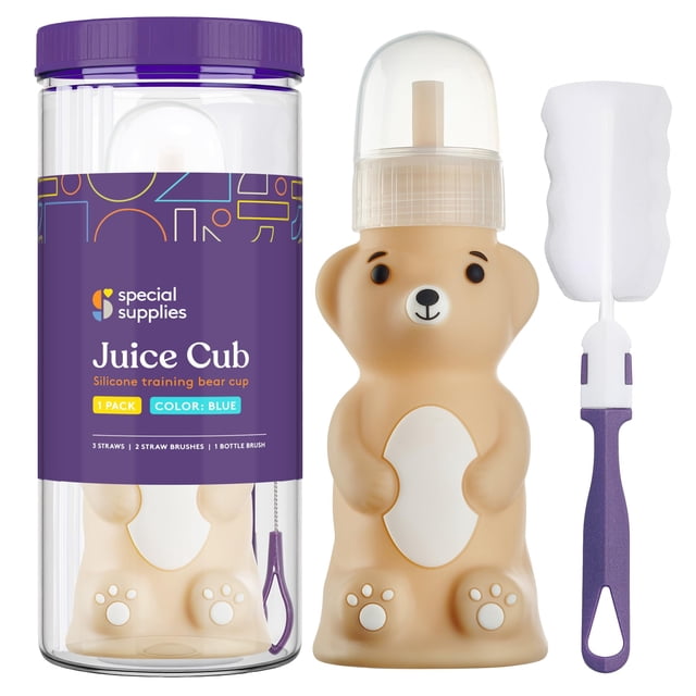Biberón Especial para Bebés con Diseño de Oso de Miel, Flexible, 236 ml