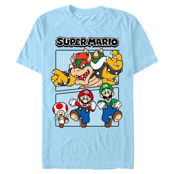 Mens Nintendo Bowser Watch Your Back T Shirt