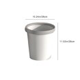 thumbnail image 3 of TopLLC Trash Can Bathroom Garbage Storage Bucket Living Room Plastic Trash Can Pressure Ring Garbage Basket Office Paper garbage can, 3 of 8