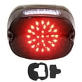 thumbnail image 1 of Motorcycle 60LED Taillight Turn Signal Brake Lamp Smoked Lens Plug and Play Universal Fit for FLST FXST, 1 of 5