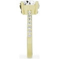 thumbnail image 6 of Unique Moments 2 ct Lab Grown Round Cut Diamond Engagement Solitaire Ring 10K Yellow Gold, 6 of 6