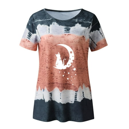 

Pianpianzi Short Sleeve Scrub Tops Women Womens Tops Loose Fitting Girl Slip Womens Tops Sweatshirts For Women Crewneck Long Sleeve Shirts Tunic Tops For Leggings Short Sleeve Shirts Women