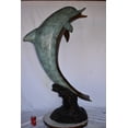 thumbnail image 2 of Nifao Jumping Dolphin23" x 33" x 60"H – Outdoor Bronze Fountain, Garden Water Feature, 23"L x 33"W x 60"H, 2 of 11