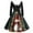 Black, variant on Christmas Dresses for Women Christmas Print Flare Dress For Women Long Sleeve Dress Hollow Party Casual Dresses with V Neck for Holiday Party,Black,L