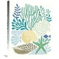 thumbnail image 1 of Global Gallery's 'Under Sea Treasures V Sea Glass' By Michael Mullan Stretched Canvas Wall Art, 1 of 4