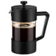 thumbnail image 1 of French Press Coffee & Tea Maker 12Oz Thickened Borosilicate Glass Coffee Press Rust-Free and Dishwasher Safe Black, 1 of 5