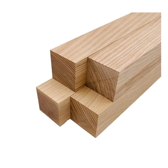 White Lumber Square Turning Blanks (4 Pieces) (2" x 2" x 6")