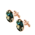 thumbnail image 2 of Peacock Elegant Men's Stainless Steel Cufflinks Set for Dress Shirts - for Formal Wear and Business Events, 2 of 6