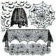 thumbnail image 4 of Elementos de Halloween Patrón espeluznante Cortina de puerta Encaje negro Familia Decoración de esce Abanopi Tipo 3, 4 of 7