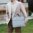 thumbnail image 7 of CoCopeaunts Briefcase for Men Women Business Laptop Document Handbag Lightweight Computer Shoulder Bag Waterproof Messenger Bag, 7 of 7