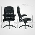 thumbnail image 3 of Vinsetto 6 Point Vibrating Massage Office Chair High Back Executive Chair, 3 of 10