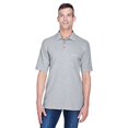 thumbnail image 1 of Harriton Adult 6 oz. Ringspun Cotton PiquÃ© Short-Sleeve Pocket Polo, 1 of 2