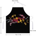 thumbnail image 2 of Leukemia Cancer Awarenes Apron,Waterproof Unisex Adult Aprons with Pockets Kitchen Baking Aprons, 2 of 7