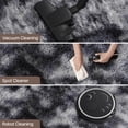 thumbnail image 7 of Moonlight20015 Area Rug 4x4ft non-slip Soft Fluffy Shaggy for Living Room Bedroom Décor Tye Dye Gray, 7 of 7