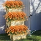 thumbnail image 2 of 6 paquetes de margaritas artificiales para exteriores, flores falsas, arbustos resistentes a los rayos UV, vegetación de plástico sintético para plantas colgantes de interior y exterior (nar, 2 of 4