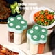 thumbnail image 5 of 5 in 1 Spice Container Salt and Pepper Shaker Transparent Seasoning Shaker Can Filter lumps Spice Jars for Home Restaurant Kitchen Cooking Steak BBQ, 5 of 6