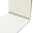 thumbnail image 2 of Cuaderno diario en blanco A5, Bloc de notas de tamaño portátil, cuaderno de bocetos de tapa dura Kraft, diario sin forro para notas diarias, suministro artesanal 8K, 2 of 8