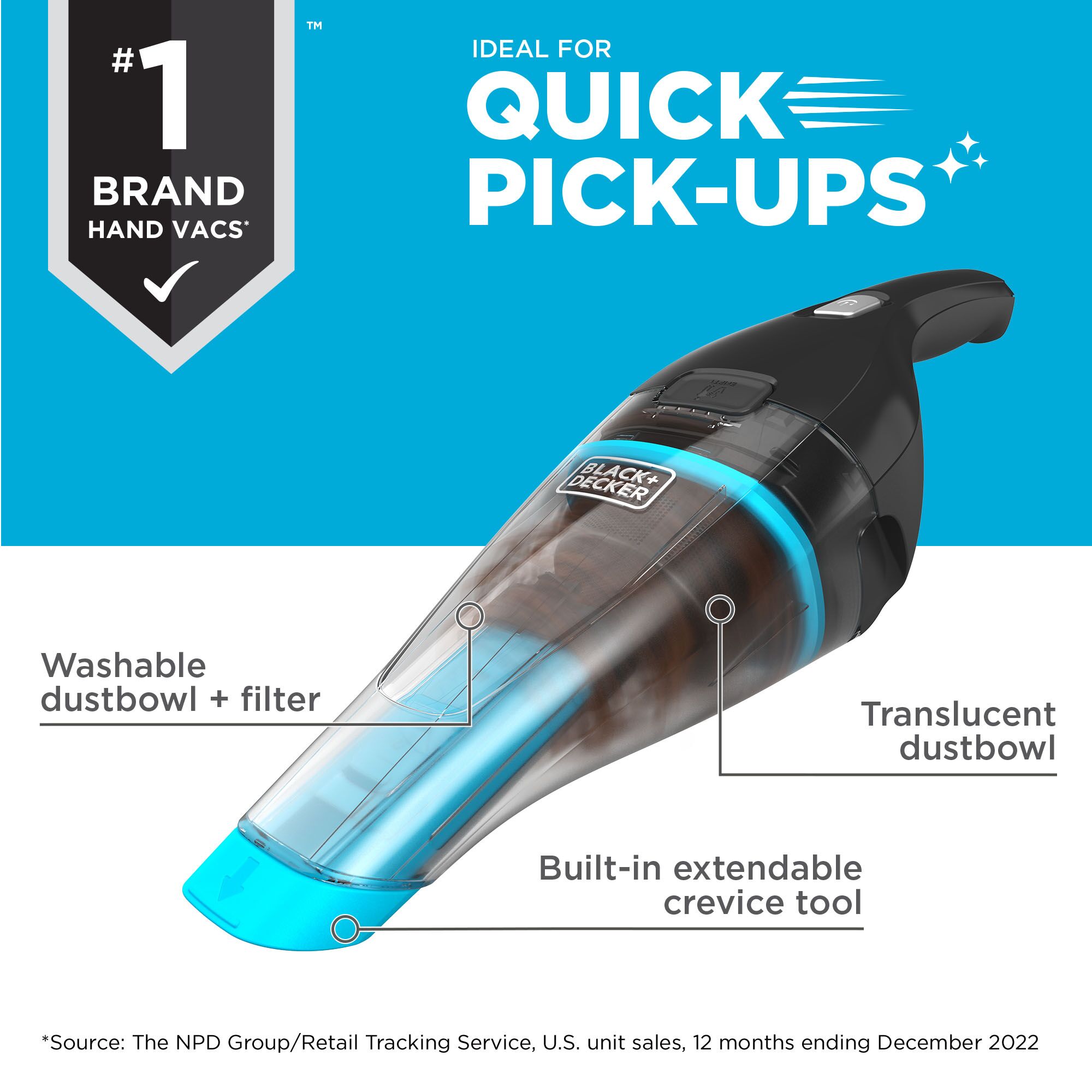 BLACK+DECKER Dustbuster Classic Cordless Handheld Vacuum photo 4