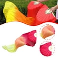 thumbnail image 6 of FVDPWYE Belly Dance Faux Silk Veil Fan Colorful Worship Dance Line Dancing Dancing Props Right hand, 6 of 9