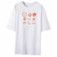 thumbnail image 3 of Camiseta para mujer, camiseta básica, trajes, regalo, camiseta informal de moda para mujer, camiseta de manga corta XL, 3 of 8