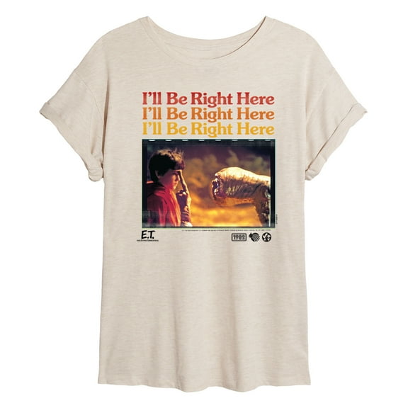 E.T. The Extra Terrestrial - I'll Always Be Right Here Movie Clip - Juniors Ideal Flowy Muscle T-Shirt