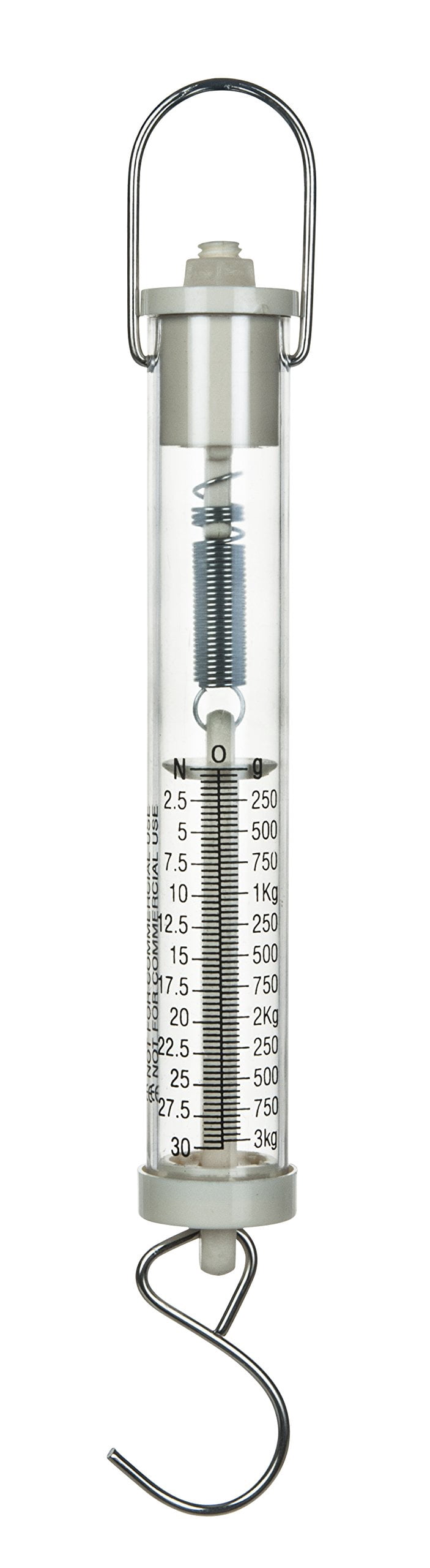 Eisco Labs - Acrylic Tubular Spring Scale (Dynamometer) 30N/3kg ...