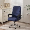 thumbnail image 2 of Printed Computer Chair Slipcover Stretch Office Chair Covers Durable Zipper Stretch Computer Desk Chair Cover Gaming Chair Covers Universal Desk Rotating Chair Slipcovers, 2 of 6