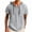 Gray, variant on Men's Hooded Hemp T-shirt Thin Loose Fit Summer Casual Short Sleeve
