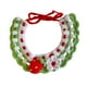 thumbnail image 1 of Collar de gato de punto, collar de punto, collar hecho a mano, babero de vestir ajustable para fresa, 1 of 9
