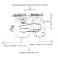 thumbnail image 2 of lionlar 7Pcs/Set Leather Bag Bottom Base Drawstring Strap Bag Buckle Shoulder Bag Making, 2 of 5