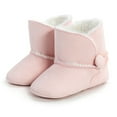 thumbnail image 1 of Zapatos con suelas de agarre, botines para bebé, pantuflas de lana acogedoras, bebé suave, 1 of 5