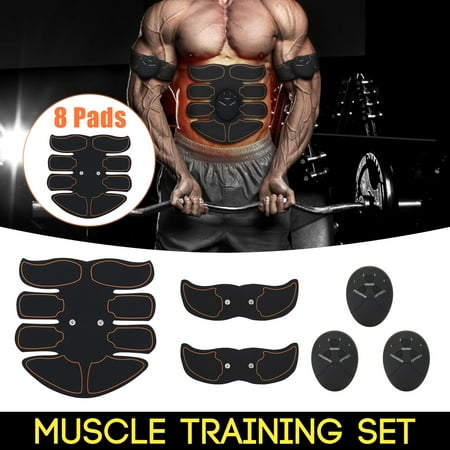 PU Stimulator Muscle Toner Abdominal Toning Belt for Men and Women, Arm and Leg Trainer, Office, Home Gym Fitness Equipment Electric Abdominal Muscle
