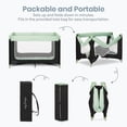 thumbnail image 5 of Dream on Me Zodiak Portable Playard with Carry Bag & Shoulder Strap, Mint, Unisex, 5 of 14
