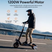 Electric Scooter for Adults with 48V 15Ah Battery, 31-Mile Rangel, 1200W Motor, 11 Tires for City and Off-Road