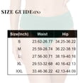 thumbnail image 2 of Dresfit Women's High Waisted Bikini Bottoms - Sexy Minimal Coverage Swim Briefs Black XL, 2 of 5
