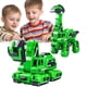 thumbnail image 5 of Coche Dinosaurio Transformador Juguete 4 3 (4401 Brachiosaurus Transformación Impacto) Verde, 5 of 9