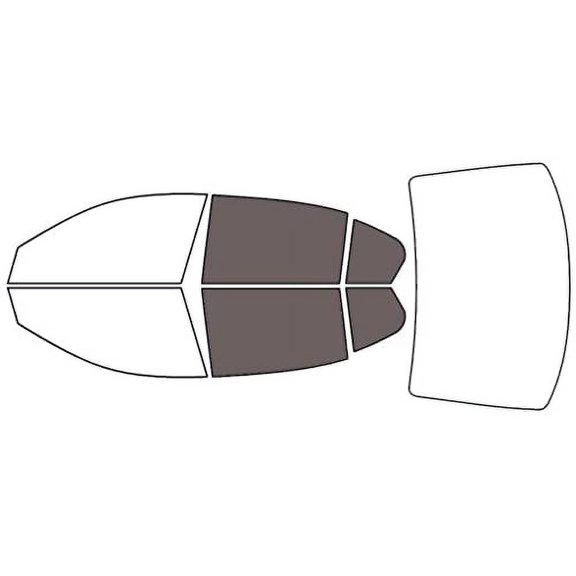 Rvinyl Car Window Pre Cut Tint Kit Back 35% Single Ply Fits Honda Accord 2008-2012 Sedan