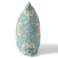thumbnail image 3 of Divine Flowers Indoor/Outdoor Pillow with Removable Cover in Green Off-White 26x26, 3 of 5